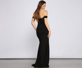 Elandra Formal Off The Shoulder Heat Stone Dress
